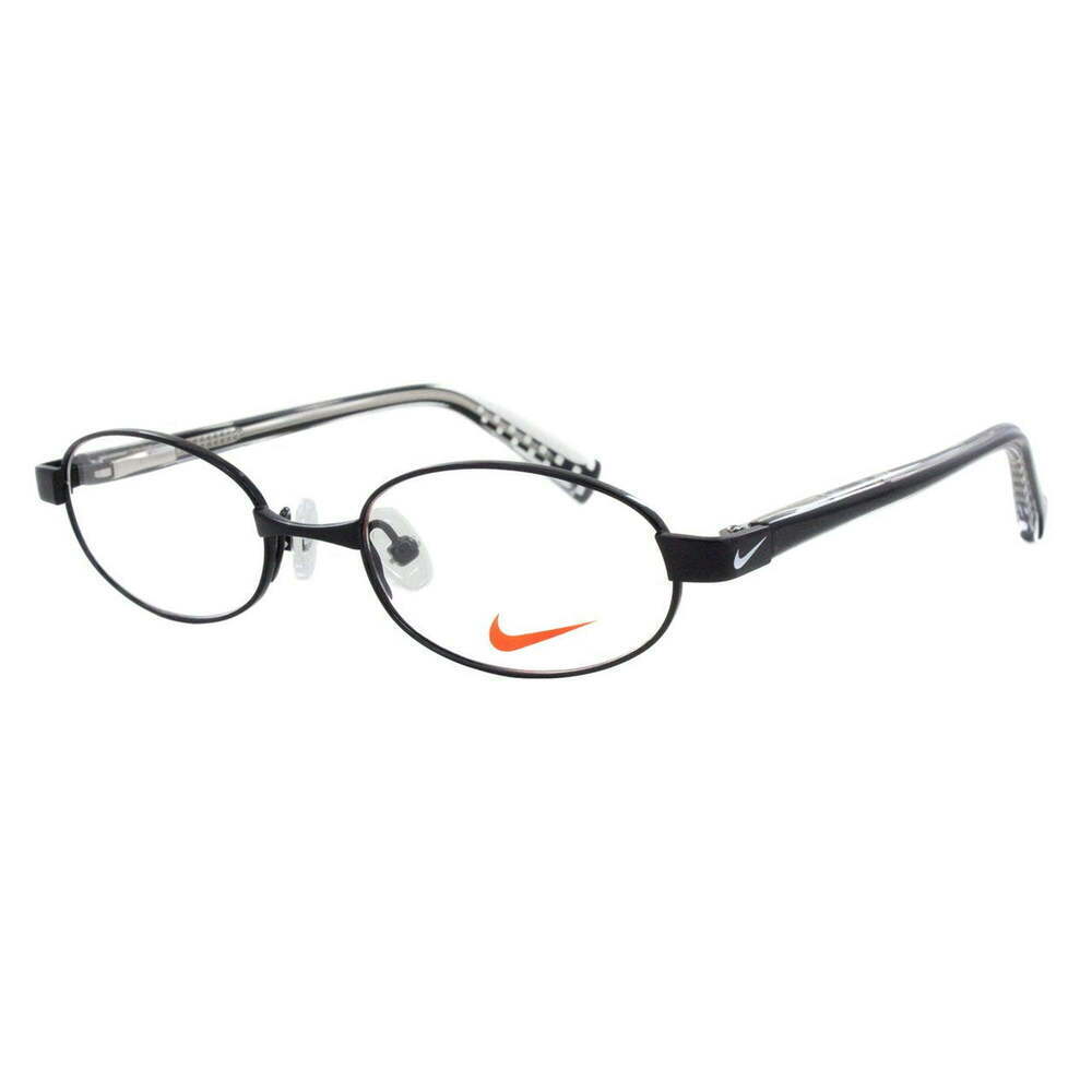 NWT Nike 5565 Black Oval 43mm Eyeglasses